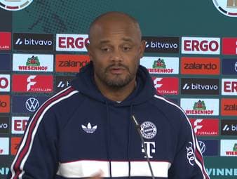 Vincent Kompany bestätigt, dass Jonas Urbig im DFB-Pokal beim VfL Osnabrück im Tor stehen wird. Dann führt er die Torhüterfrage weiter aus.