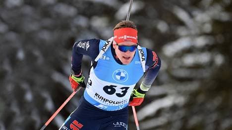 Benedikt Doll wurde im Sprint von Ruhpolding