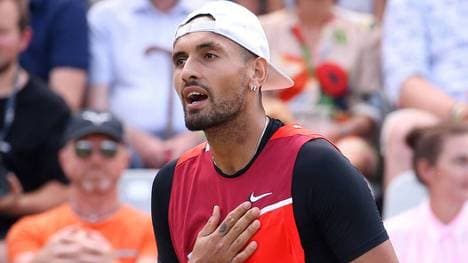 Nick Kyrgios berichtete nach seinem Aus in Stuttgart von rassistischen Fanrufen