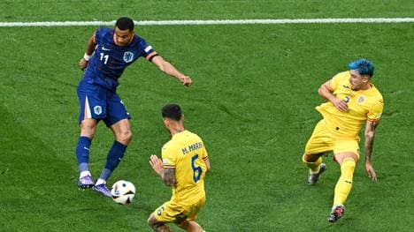 Volltreffer: Cody Gakpo mit dem 1:0 für die Niederlande