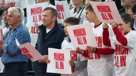 Lothar Matthäus verfolgte den Playoff-Auftakt der Bayern-Basketballer