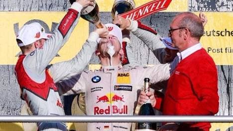 Marco Wittmann ließ es am Sonntag offenbar noch ordentlich krachen...