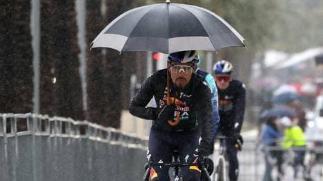 Viel Regen in Nizza