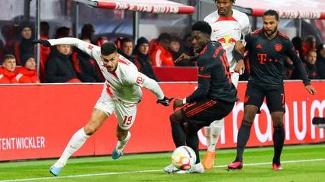 Alphonso Davies (M.) erwischte einen schwachen Tag
