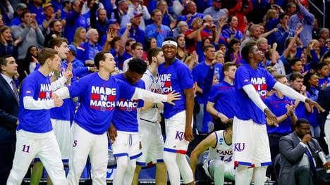 Die Kansas Jayhawks wollen ins Final Four einziehen