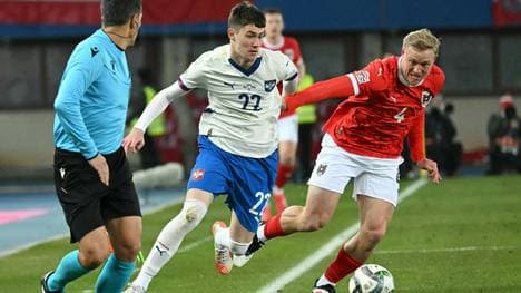 Schlager verletzte sich gegen Serbien