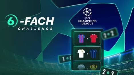 6-Fach Challenge Programm bei bet365 - am 6. & 7. Dezember