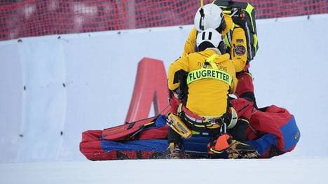 Barnabas Szollos stürzte in Kitzbühel heftig