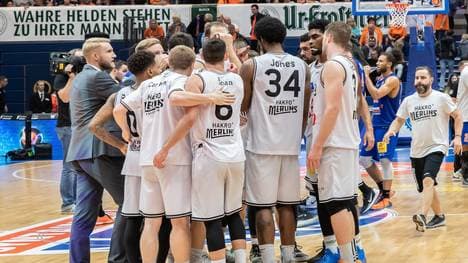 Die Crailsheim Merlins gingen in der BBL erstmals als Verlierer vom Platz