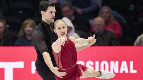 Auf Rang drei: Minverva Fabienne Hase und Nikita Volodin