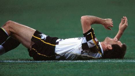 Boavista am Boden: Der frühere Profi Martelinho im Champions-League-Spiel gegen den FC Bayern