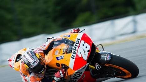 Dani Pedrosa konnte am Freitag noch nicht um die vorderen Plätze kämpfen