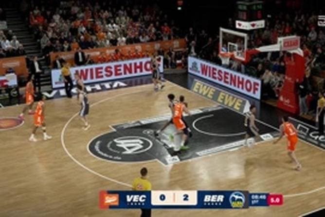 Spiel Highlights zu RASTA Vechta - ALBA BERLIN