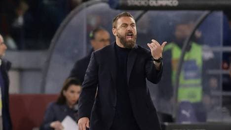 Nur bedingt zufrieden: Roms Trainer Daniele De Rossi