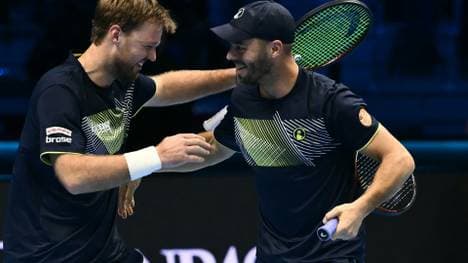 Für Tim Pütz (r.) und Kevin Krawietz war im Halbfinale Endstation