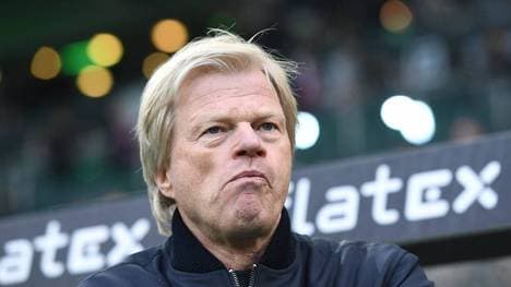 Oliver Kahn hatte gegen Gladbach wenig zu lachen 