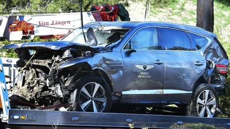 Mit diesem Wagen prallte Tiger Woods gegen einen Baum