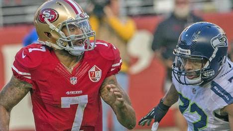 Colin Kaepernick und Michael Bennett im NFL-Duell
