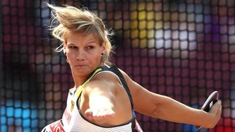 Nadine Müller bei der Leichtathletik-WM