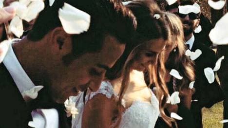 Thiago und Julia Vigas haben geheiratet