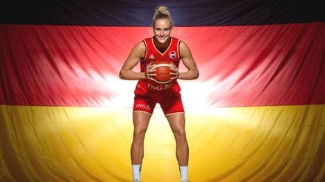 Leonie Fiebich steht im deutschen Kader für die Basketball-Europameisterschaft