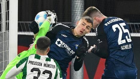 Umkämpftes Spiel in Paderborn