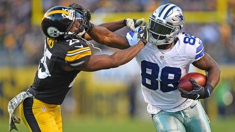 Dez Bryant (r.) erzielte einen Touchdown