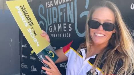 Camilla Kemp ist die erste deutsche Surferin bei Olympia