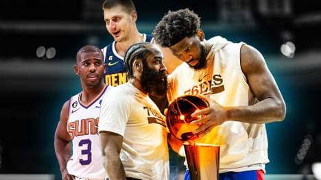 Für Paul, Jokic, Harden und Embiid (v.l.n.r.) geht es auch um ihre Legacy