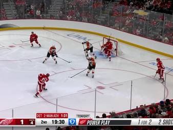 Die Detroit Red Wings wollen gegen die Philadelphia Flyers eine Negativserie beenden, dabei wird Moritz Seider zum Helden. 