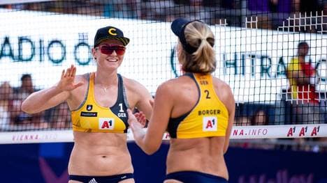 Julia Sude und Karla Borger können weiter vom EM-Titel träumen