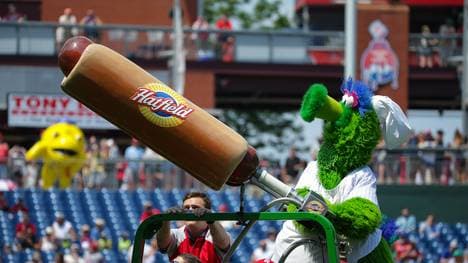 Der Phillie Phanatic ist eines der populärsten Maskottchen im US-Profisport