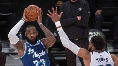 LeBron James muss mit den Los Angeles Lakers im Play-In-Turnier ran