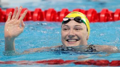 Cate Campbell gewann an der Seite von Alicia Coutts, Brittany Elmslie und Emily Seebohm 2012 die Goldmedaille