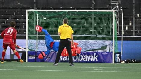 Torhüter Joshua Onyekwue Nnaji bekam einiges zu tun