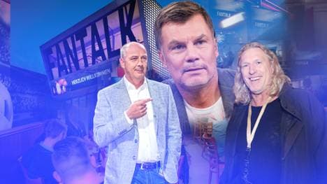 Thomas Helmer begrüßt im Fantalk unter anderem Mario Basler und Michael Schulz