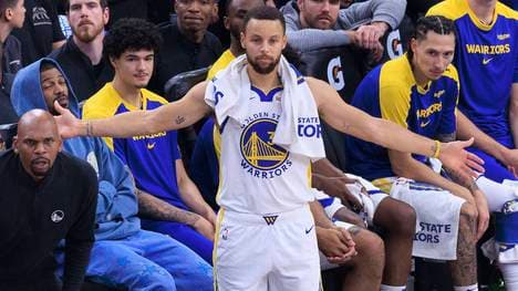Stephen Curry unterlag mit den Golden State Warriors 