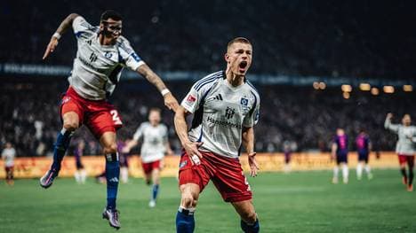 Miro Muheim schoss den HSV mit einem Traumtor in Führung