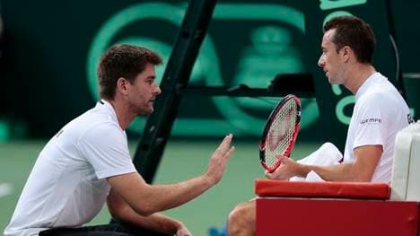 Michael Kohlmann (links) bleibt Kapitän der deutschen Mannschaft