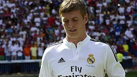 Toni Kroos trägt bei Real Madrid die Rückennummer acht ZUM DURCHKLICKEN: Die Vorstellung von Toni Kroos in Madrid