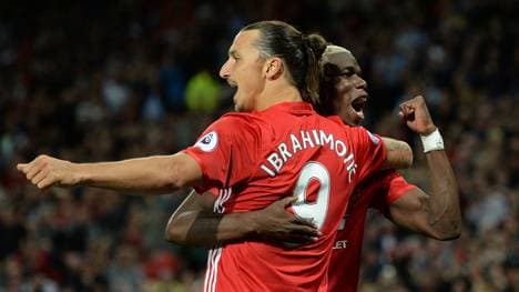 Zlatan Ibrahimovic und Paul Pogba