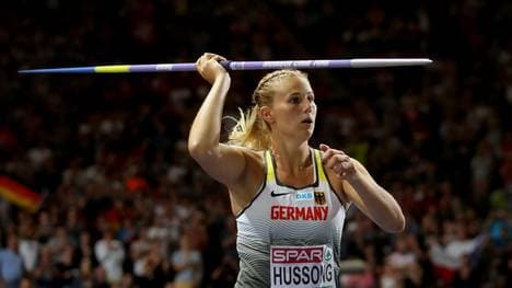 Christin Hussong gehört in Doha zu den deutschen Medaillen-Hoffnungen