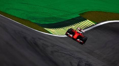 Sebastian Vettel war in Brasilien nie in richtige Zweikämpfe verwickelt
