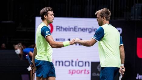 Kevin Krawietz und Andreas Mies stehen im Finale von Köln