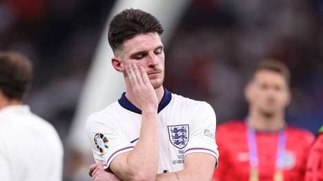 Declan Rice verlor das EM-Finale mit den Three Lions gegen Spanien