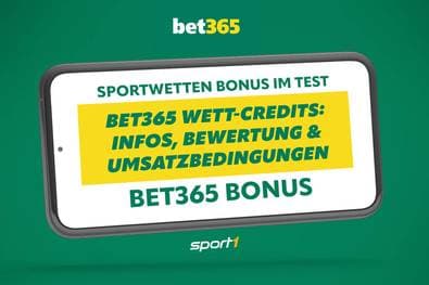 Bet365 Angebotscode Dezember 2025 “BETSPORT1”: Bis zu 100€ Wett-Credits