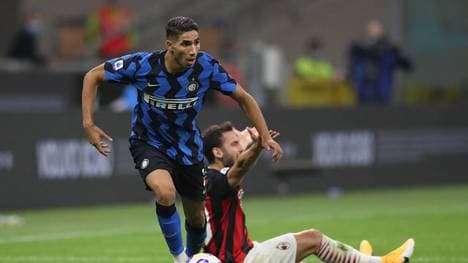 Achraf Hakimi unterschrieb im Sommer bei Inter Mailand