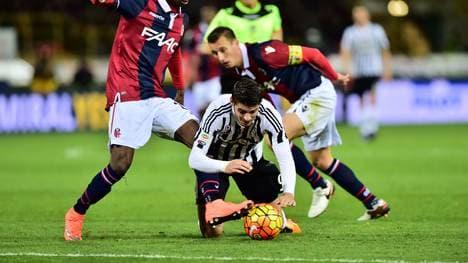 Alvaro Morata tat sich mit seinem Teamkollegen schwer