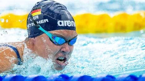 Gina Böttcher schwamm auf Rang zwei