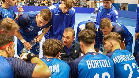 Hanning (Mitte) ist Nationaltrainer Italiens